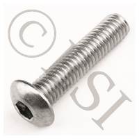 RPM Parts Screw - Hex - Button - SS - 10-32 - 7/8"