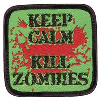 Rothco Keep Calm Kill Zombies - Square - 2.5"