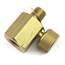 RPM Inline Aluminum Bleed Valve - 1/4 NPT F to 1/4 NPT M